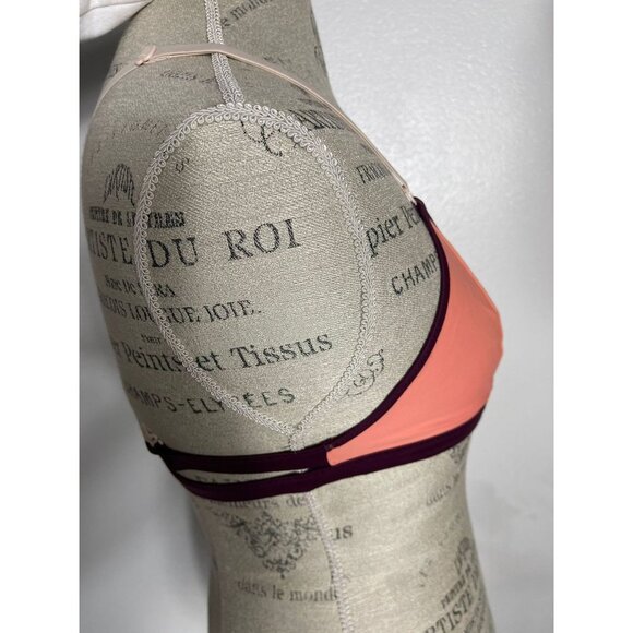Lululemon Womens Adjustable Crisscross Bra Orange Sz S - Picture 5 of 6